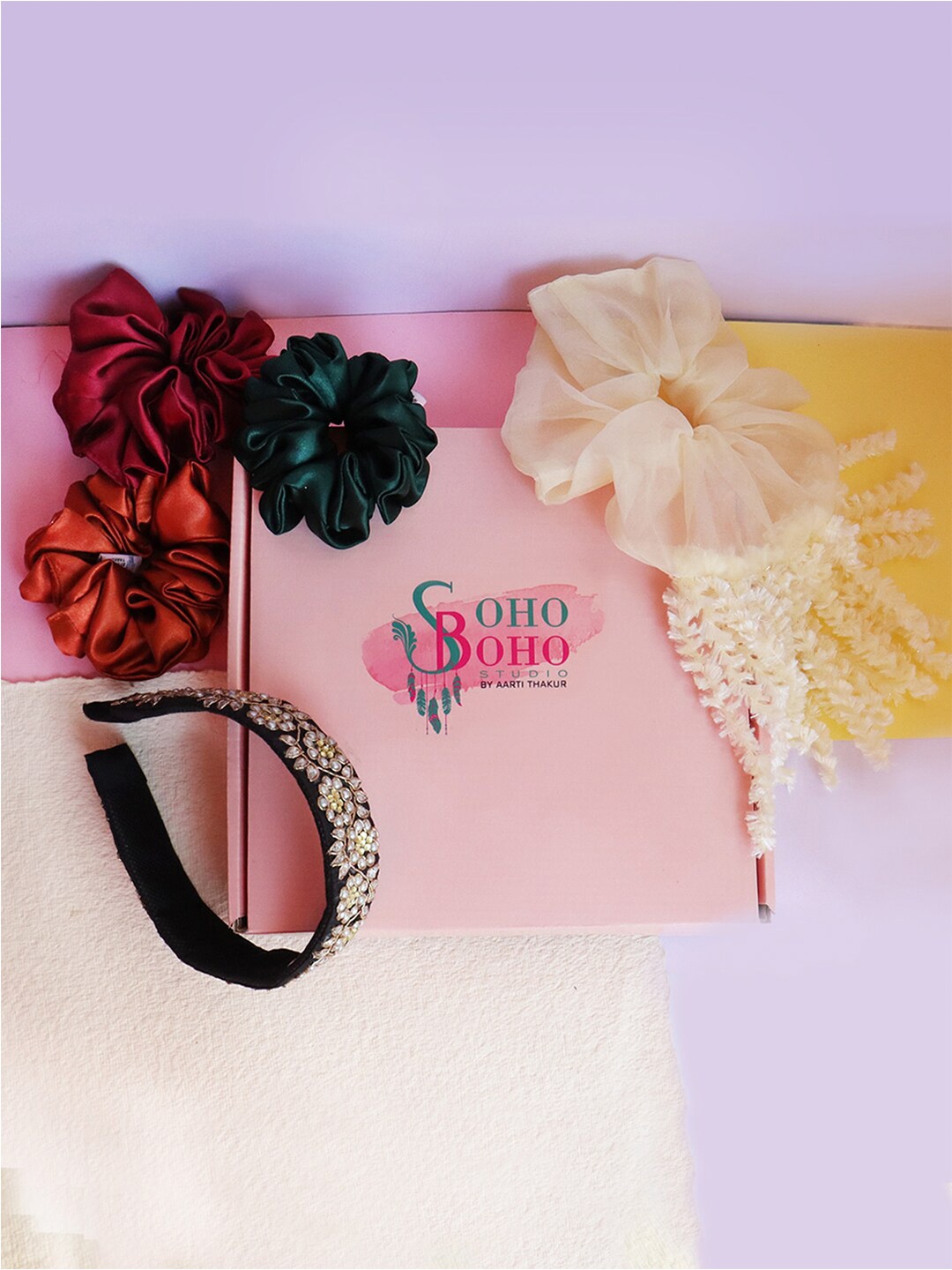 

Soho Boho Studio Women Ethnic Gift Box, Black