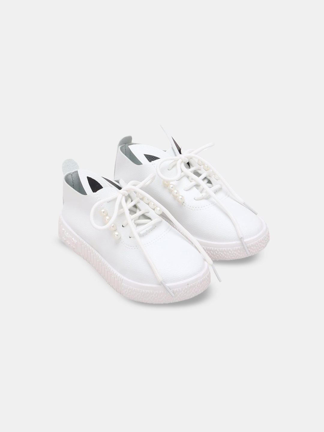 

Hopscotch Girls Lace Up Sneakers, White