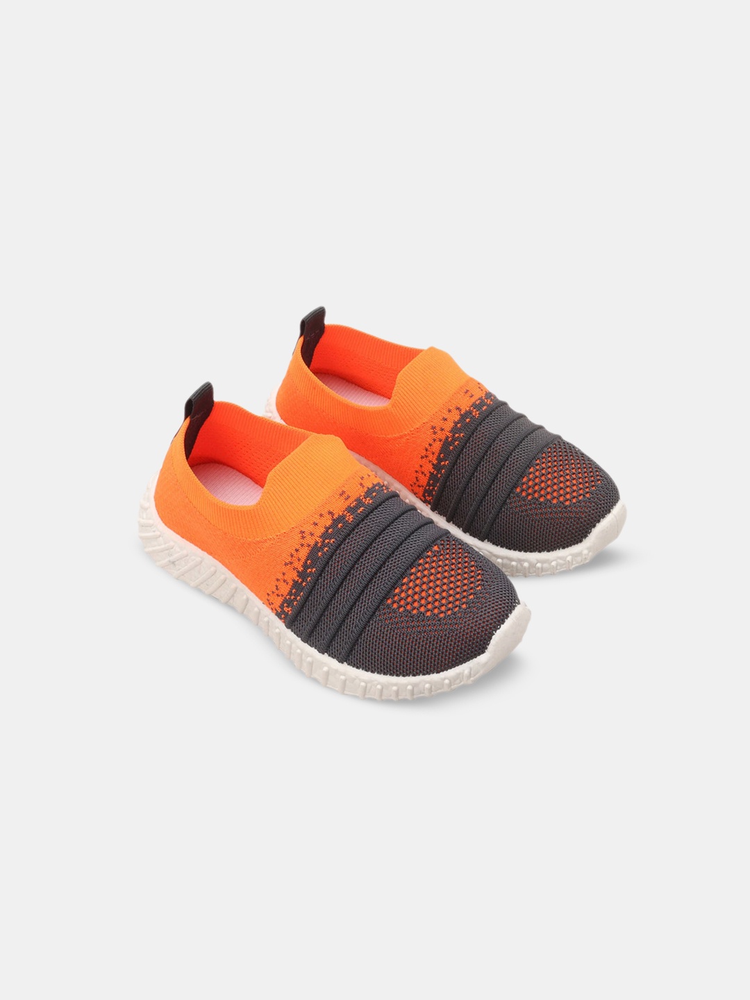 

Hopscotch Kids Colourblocked Slip-On Sneakers, Grey
