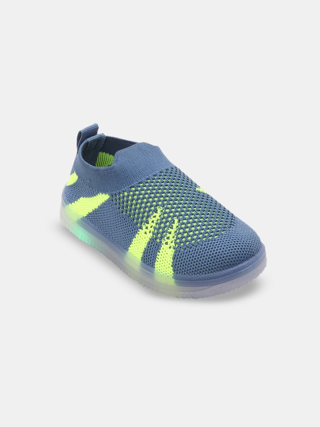 

Hopscotch Kids Printed Slip-On Sneakers, Blue
