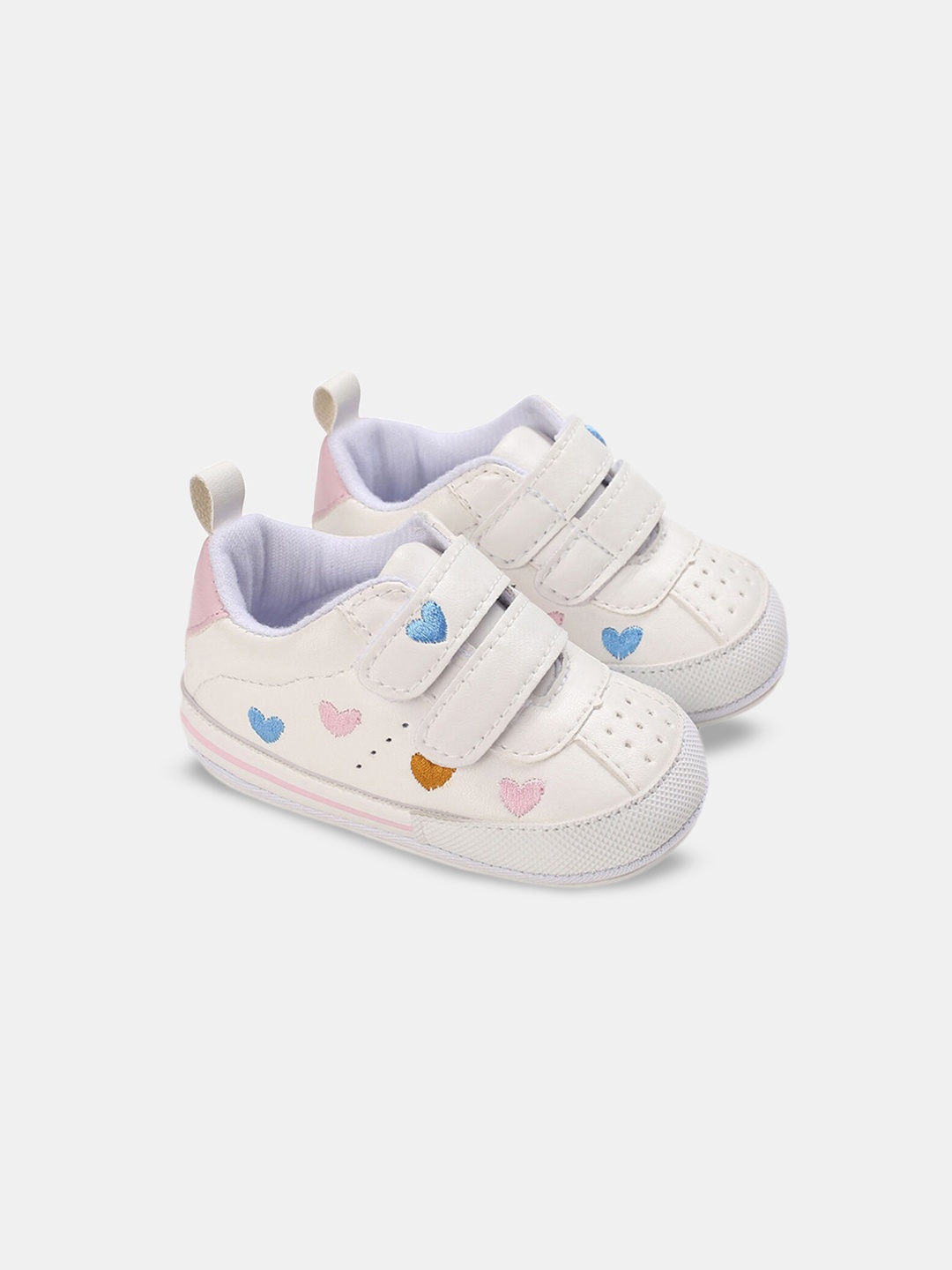 

Hopscotch Girls Printed Slip-On Sneakers, White
