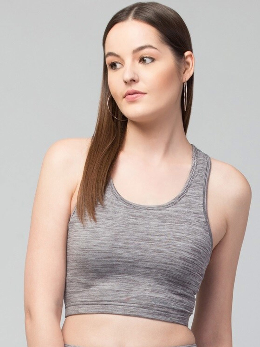

Apraa & Parma Non-Wired Seamless Bra, Grey