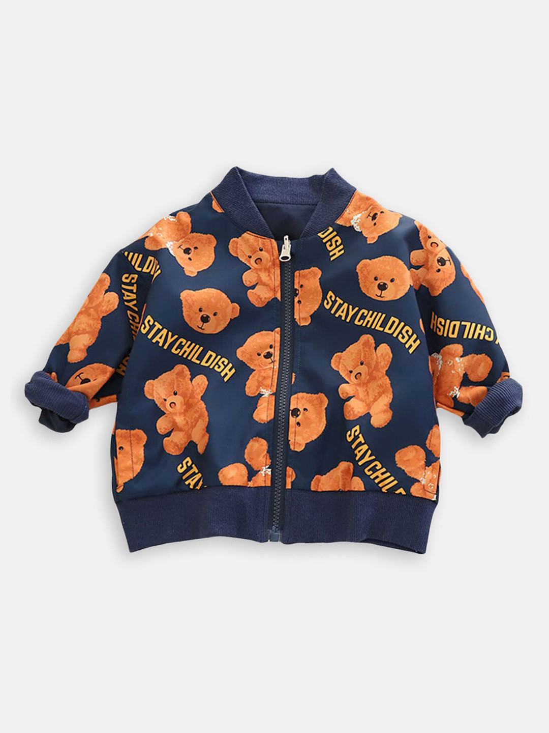 

Hopscotch Boys Graphic Printed Tailored Jacket, Blue
