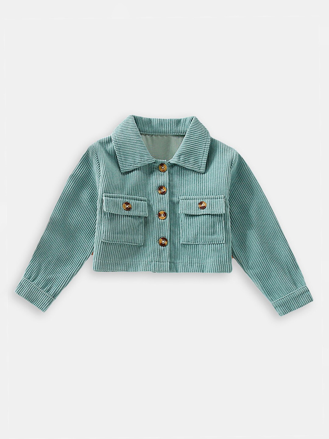 

Hopscotch Girls Striped Tailored Jacket, Green