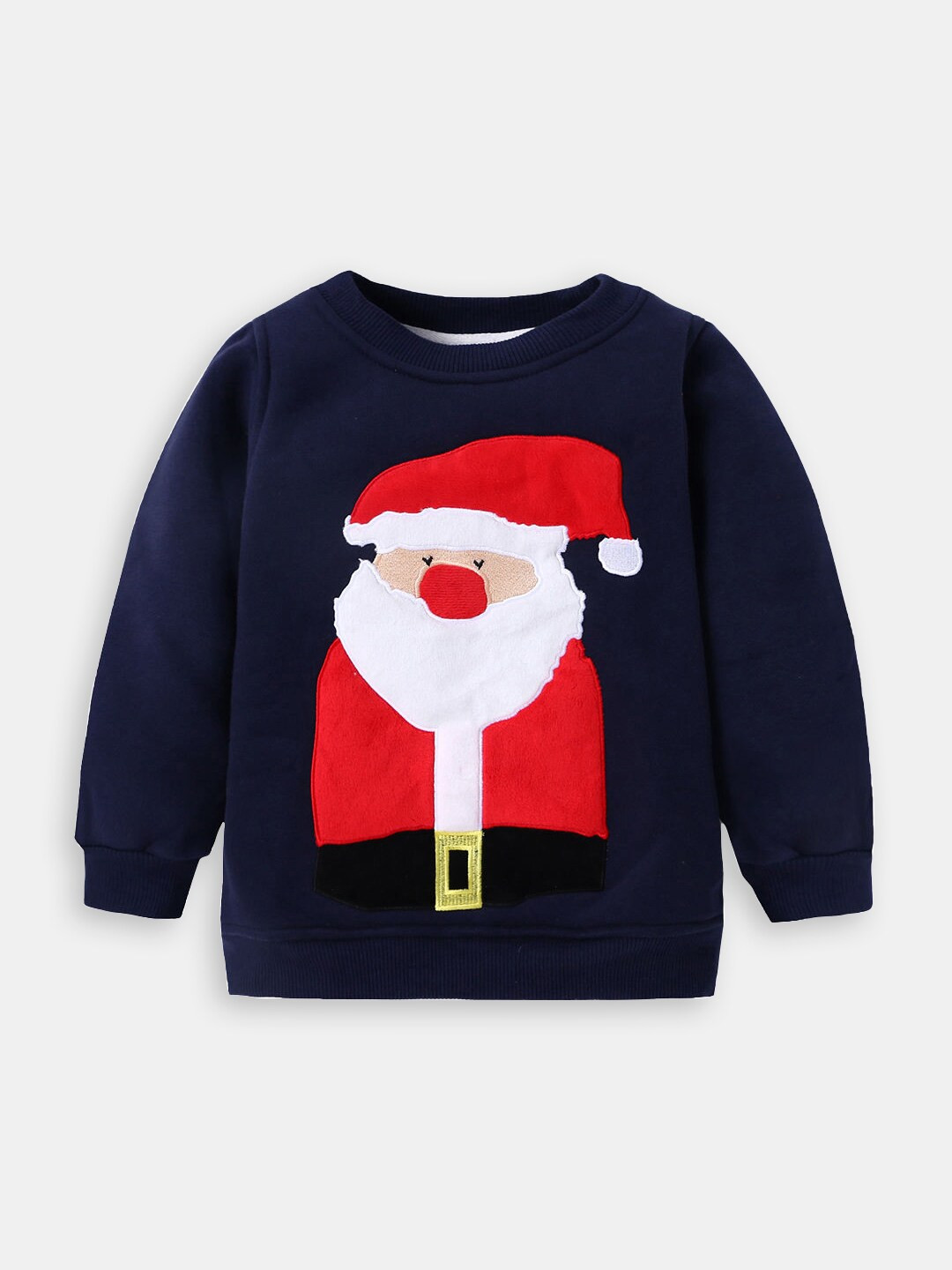 

Hopscotch Kids Round Neck Sweatshirt, Navy blue