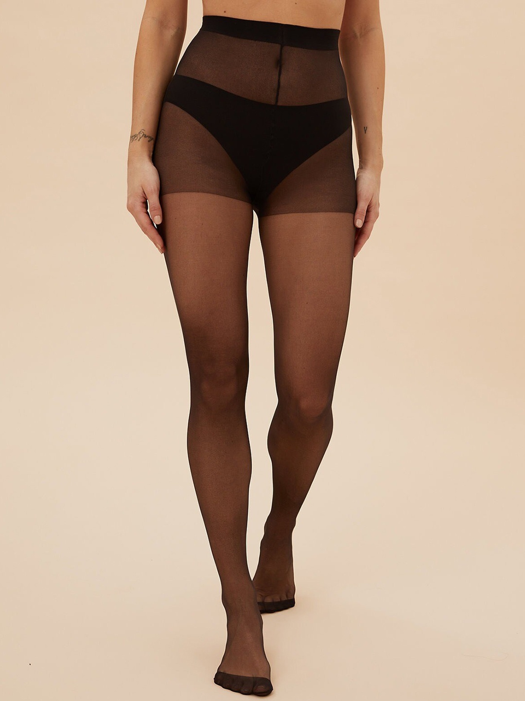 

Marks & Spencer Women Pack of 5 Stockings, Black