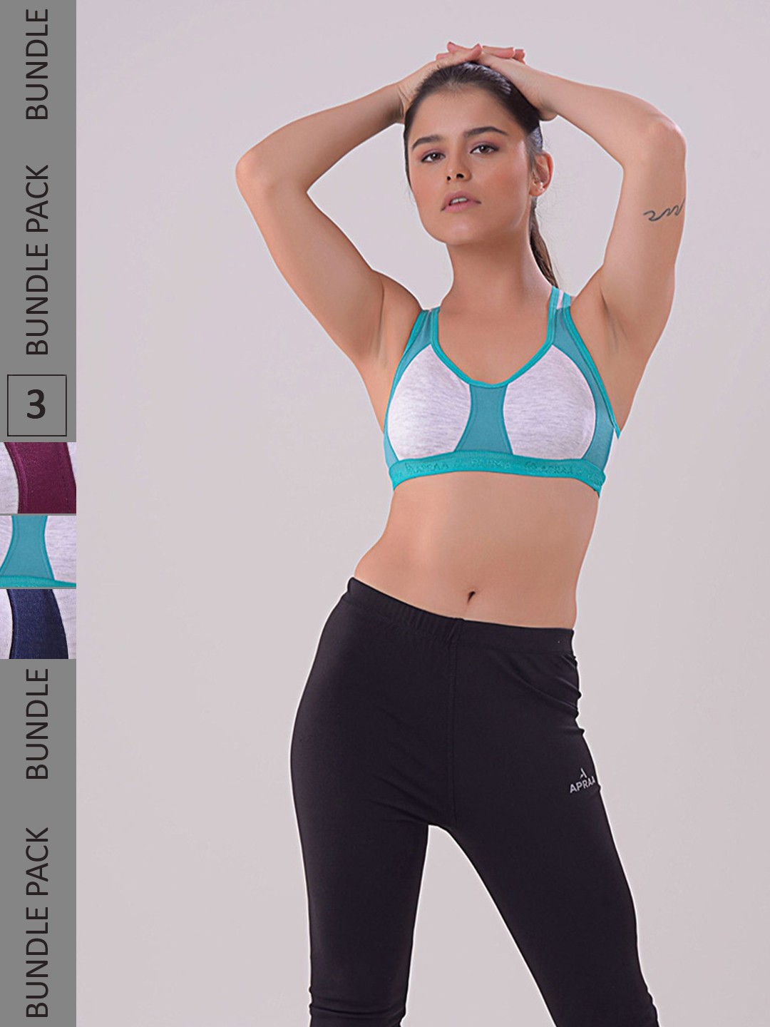 

Apraa & Parma Blue & Navy Blue Bra