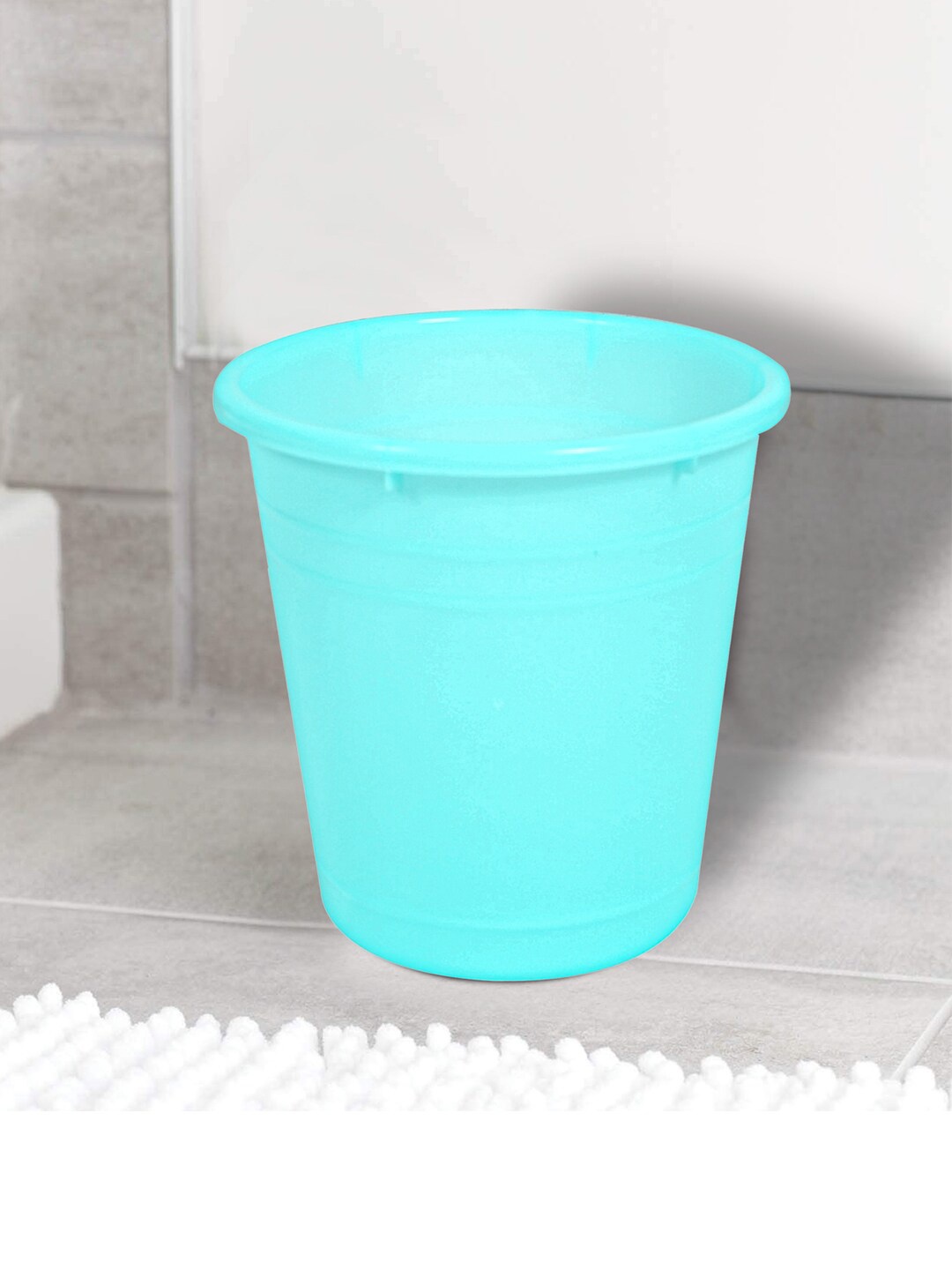 

Kuber Industries Green Portable Garbage Basket 10 L