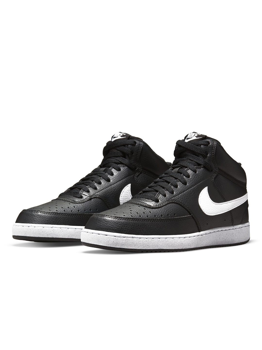 

Nike Men Court Vision Next Nature Mid-Top Sneakers, Black