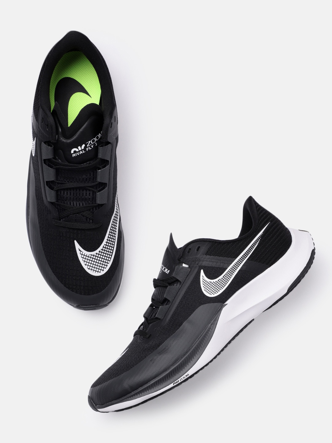 

Nike Men Air Zoom Rival Fly 3 Running Shoes, Black