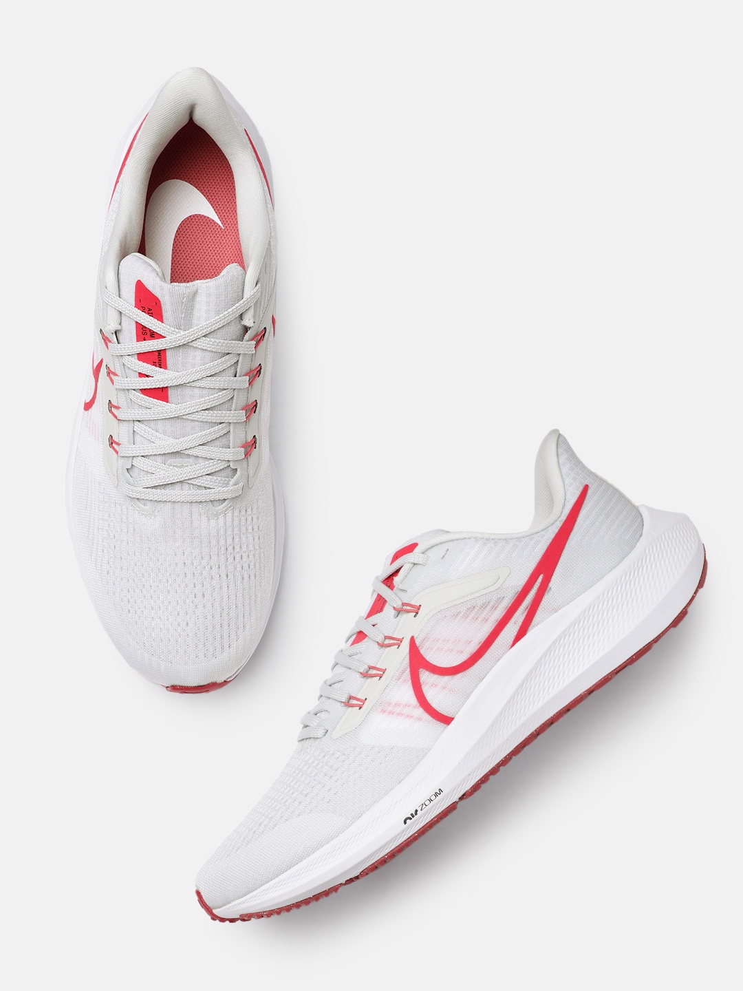

Nike Men Air Zoom Pegasus 39 Running Shoes, Off white