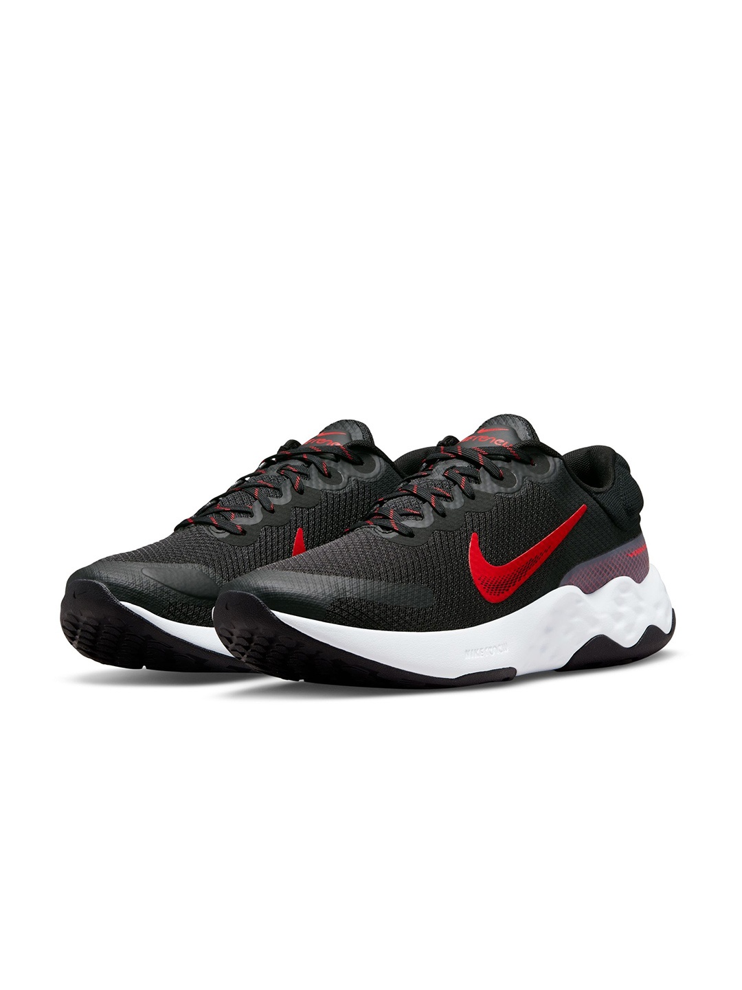 

Nike Men Solid Renew Ride 3 Road Running Shoes, Black