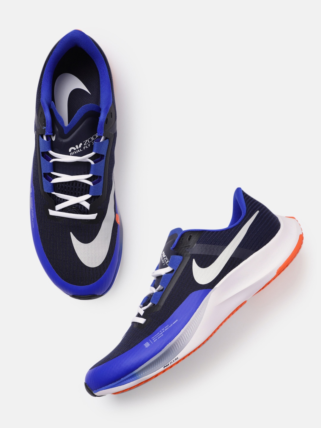 

Nike Men Air Zoom Rival Fly 3 Running Shoes, Blue