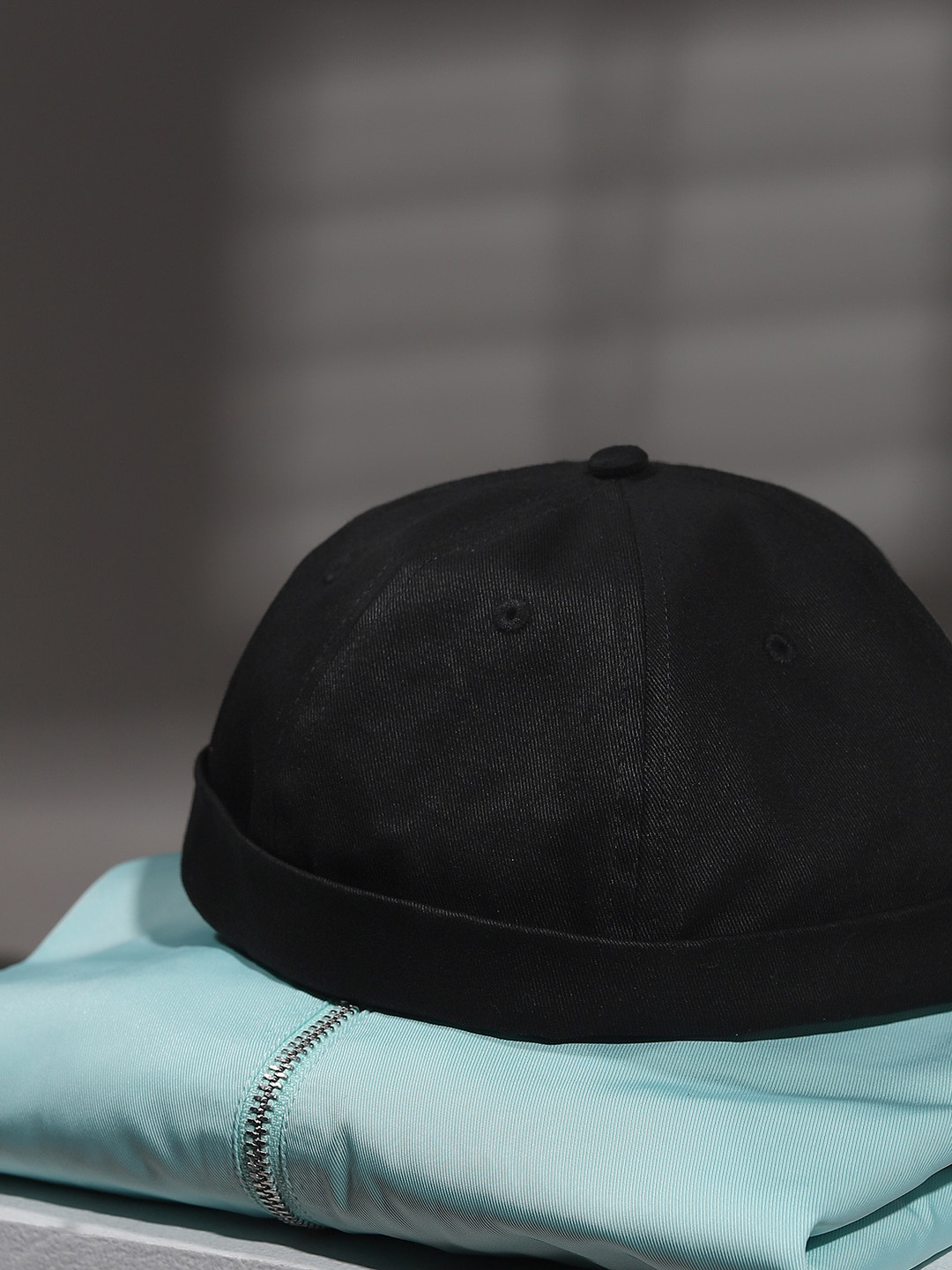 

Jack & Jones Men Jacsteven Roll Hat, Black