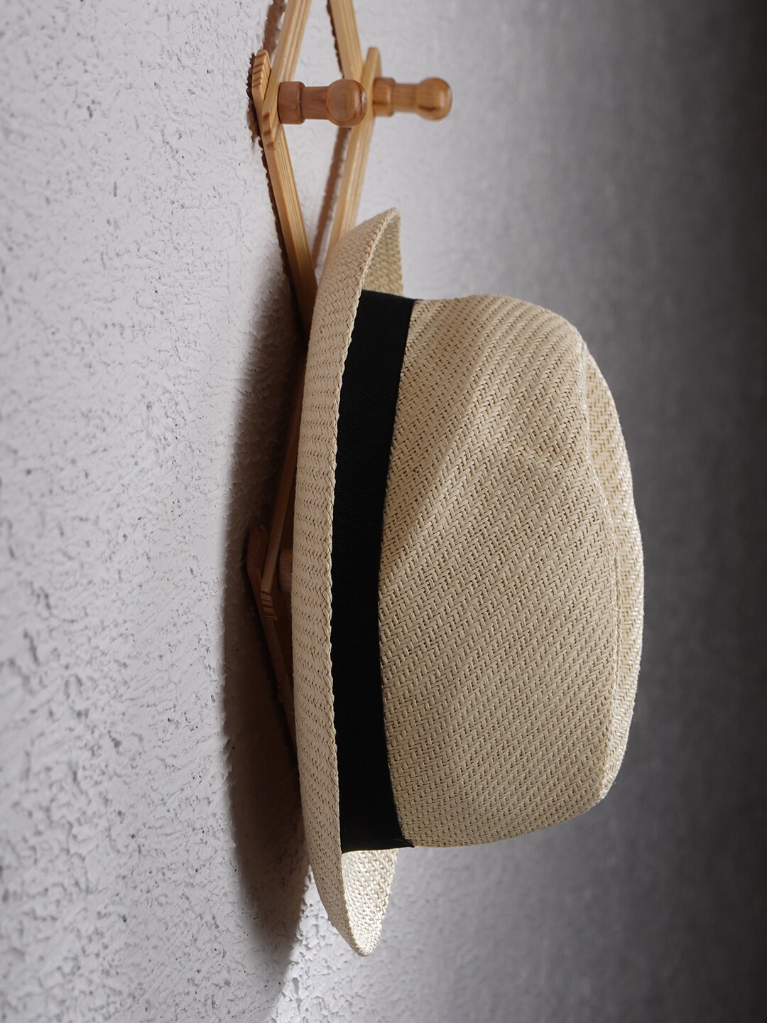 

Jack & Jones Men Jactim Fedora Straw Hat, Beige