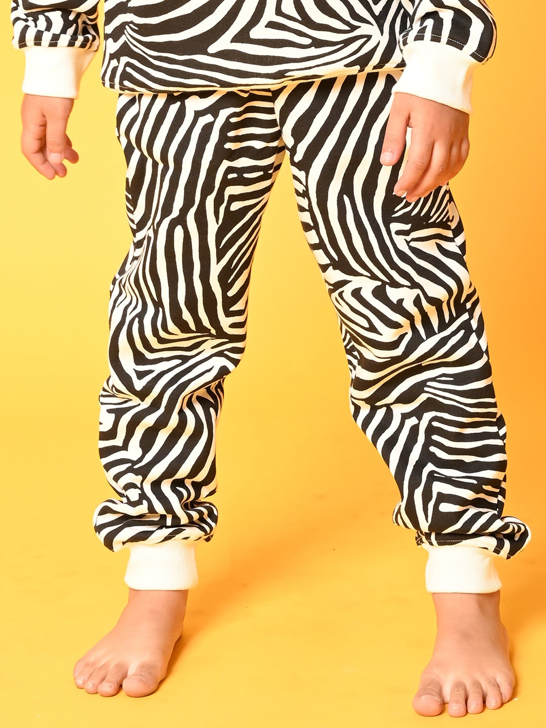 

Anthrilo Boys Printed Cotton Jogger Lounge Pant, White