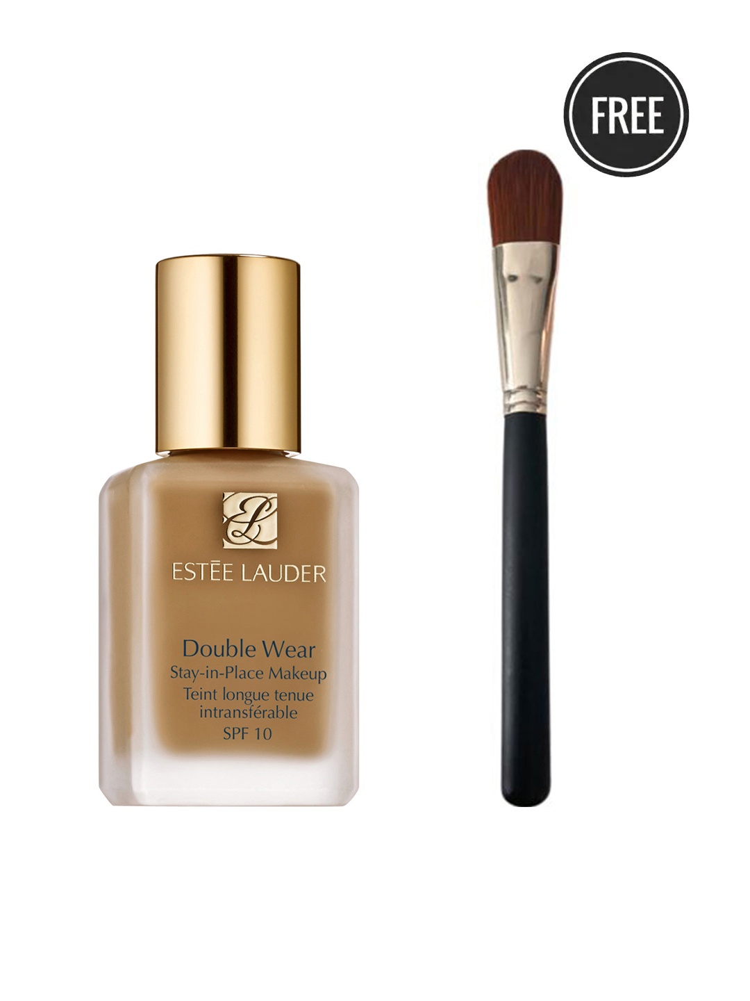 

Estee Lauder Double Wear Stay-in-Place SPF10 Foundation-Ivory Beige 3N1 & Foundation Brush