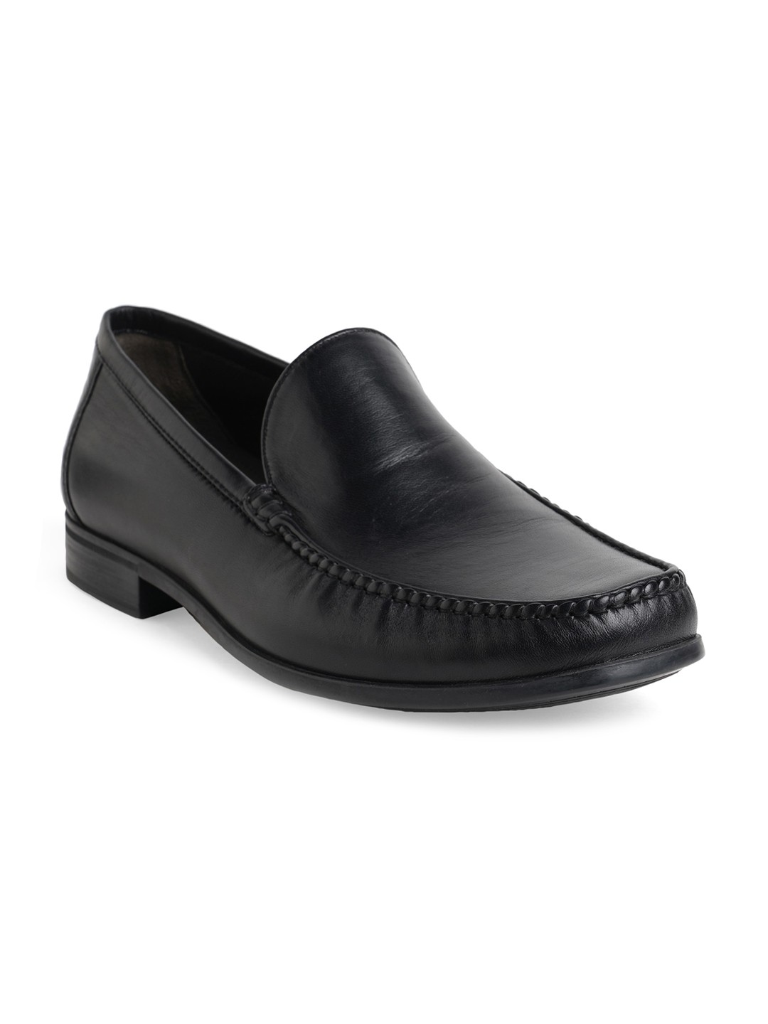 

ECCO Men Leather Formal Loafer Shoes, Black