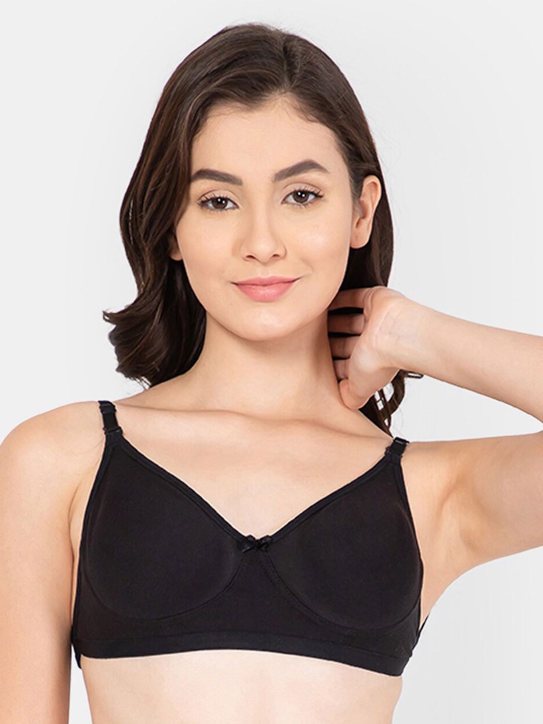 

Lady Lyka Everyday Cotton Bra, Black