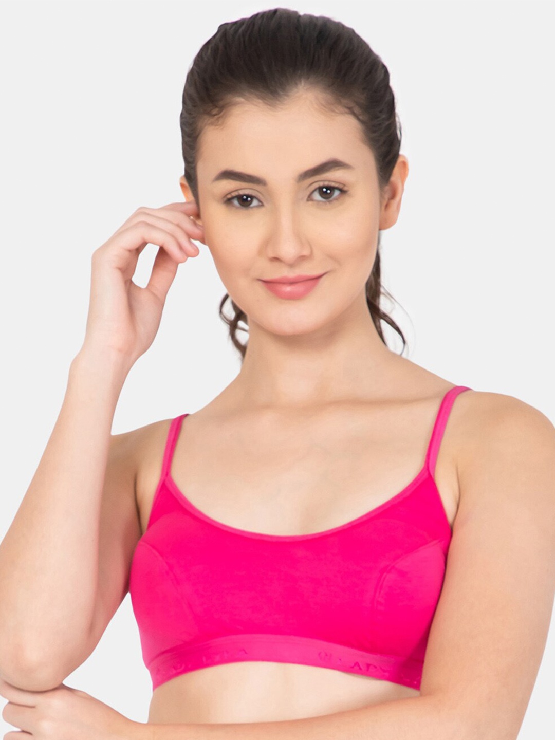 

Lady Lyka Cotton Seamless Non Padded Bra, Fuchsia