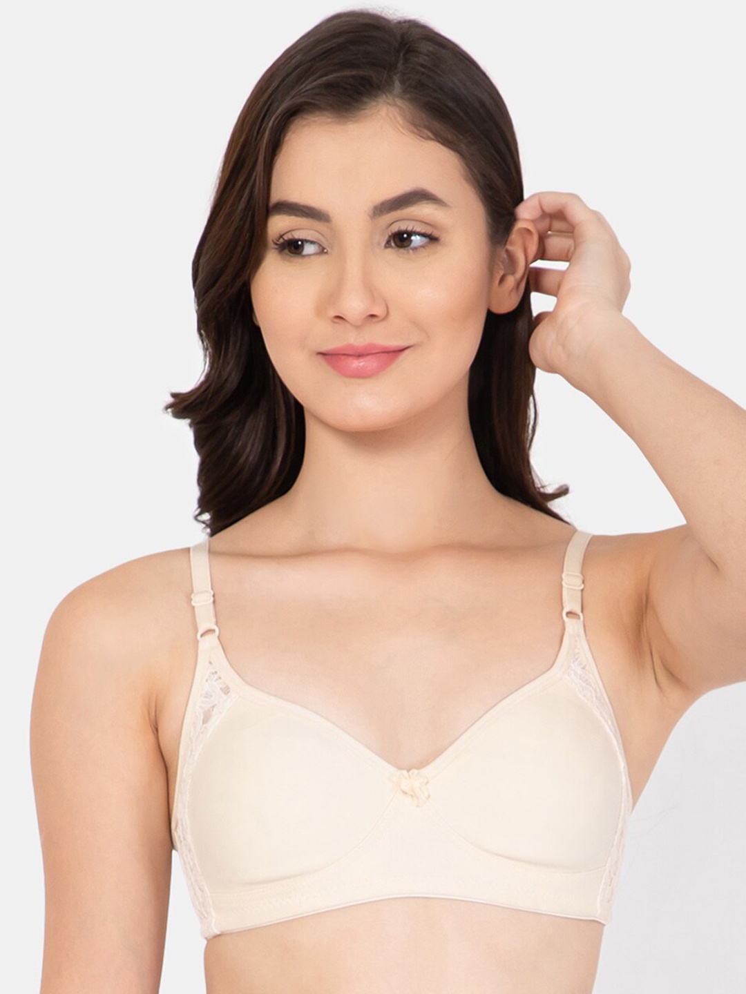 

Lady Lyka Non Padded Non Wired Every Day Cotton Bra, Beige