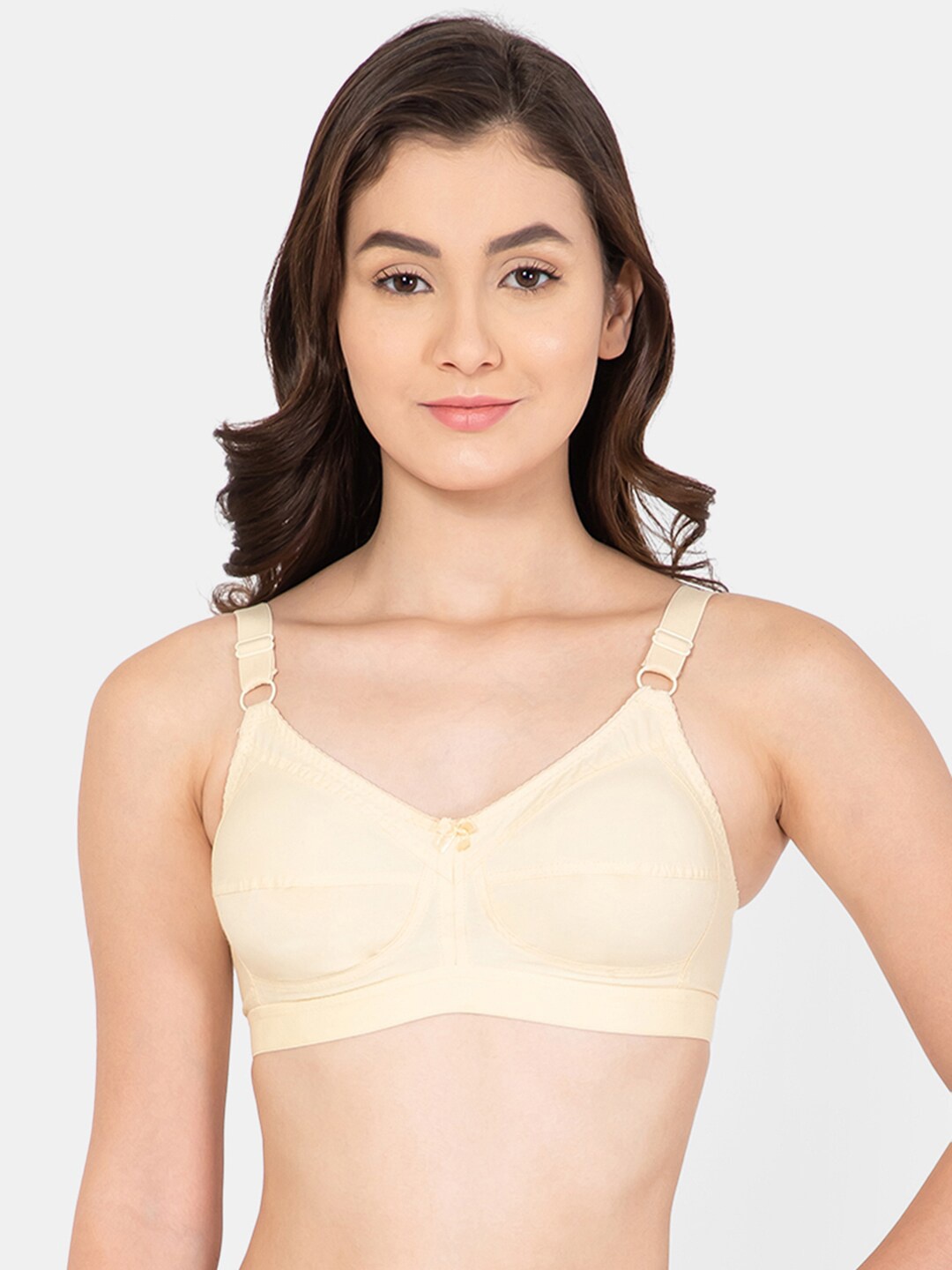 

Lady Lyka Non Padded Non Wired Every Day Cotton Bra, Beige