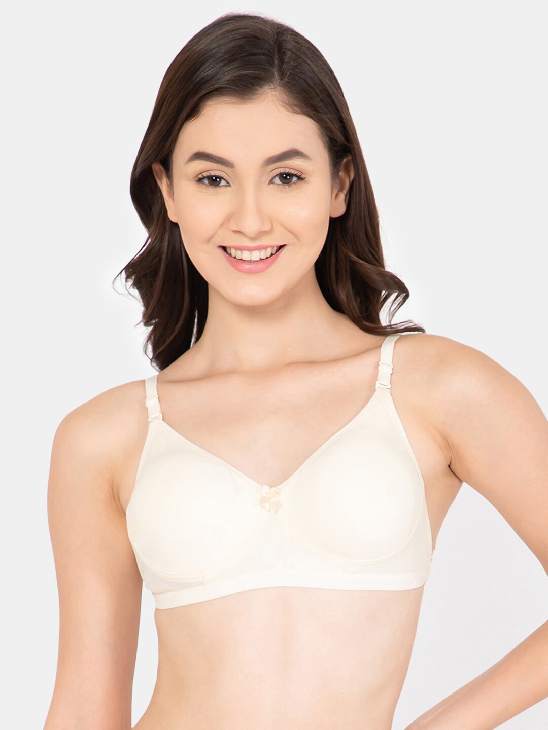 

Lady Lyka Non Padded Non Wired Everyday Cotton Bra, Beige