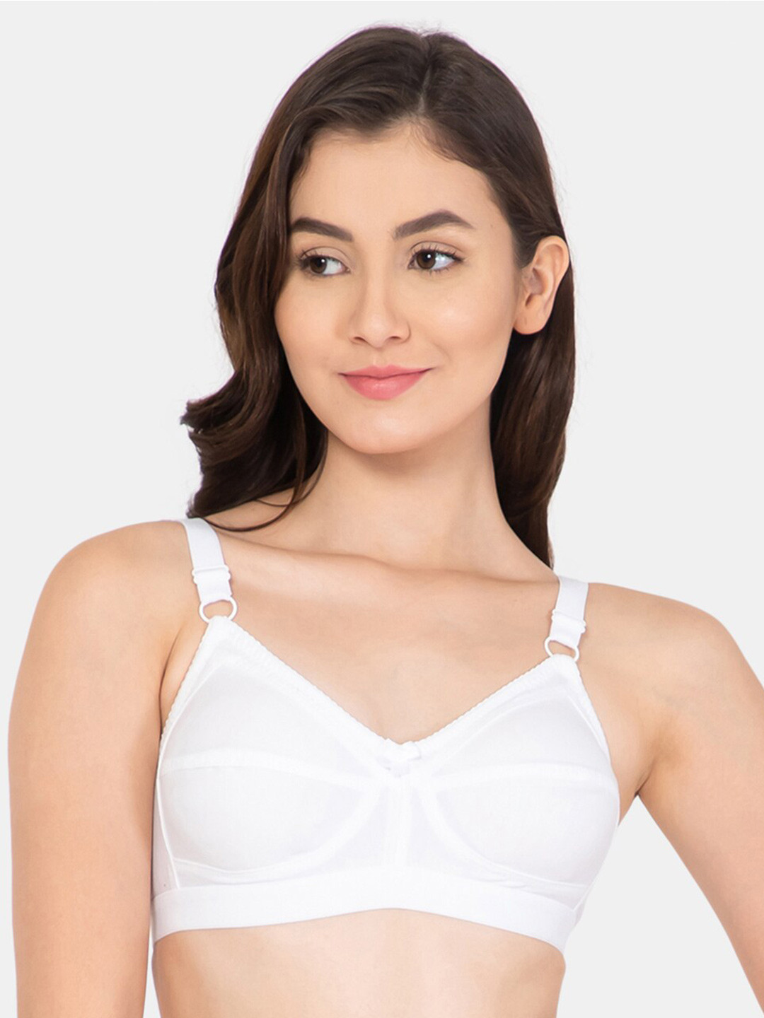 

Lady Lyka Everyday Cotton Bra, White