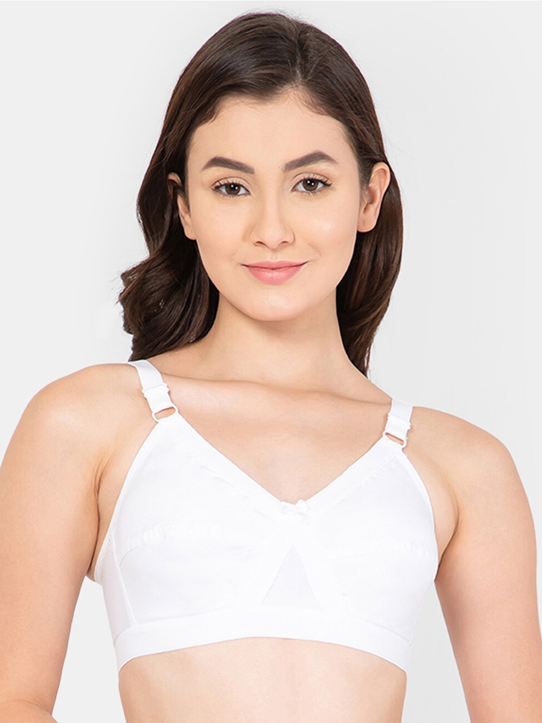 

Lady Lyka Non-Padded Non-Wired Seamless Bra XFIT1-WHT, White