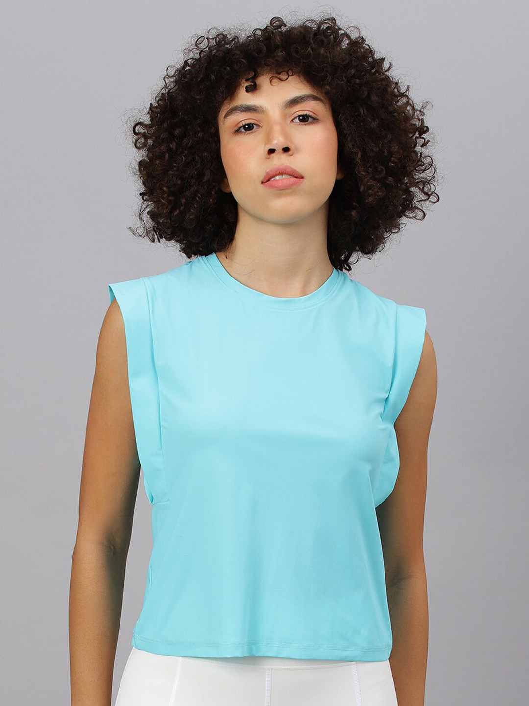 

Fitkin Extended Sleeves Top, Blue