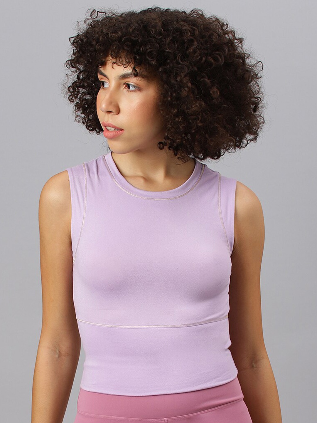 

Fitkin Round Neck Tank Top, Lavender