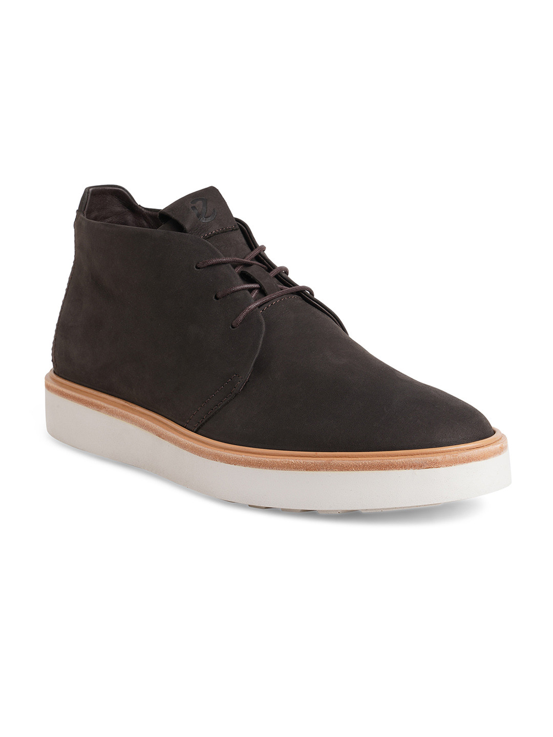 

ECCO Men Mid-Top Chukka Boots, Coffee brown