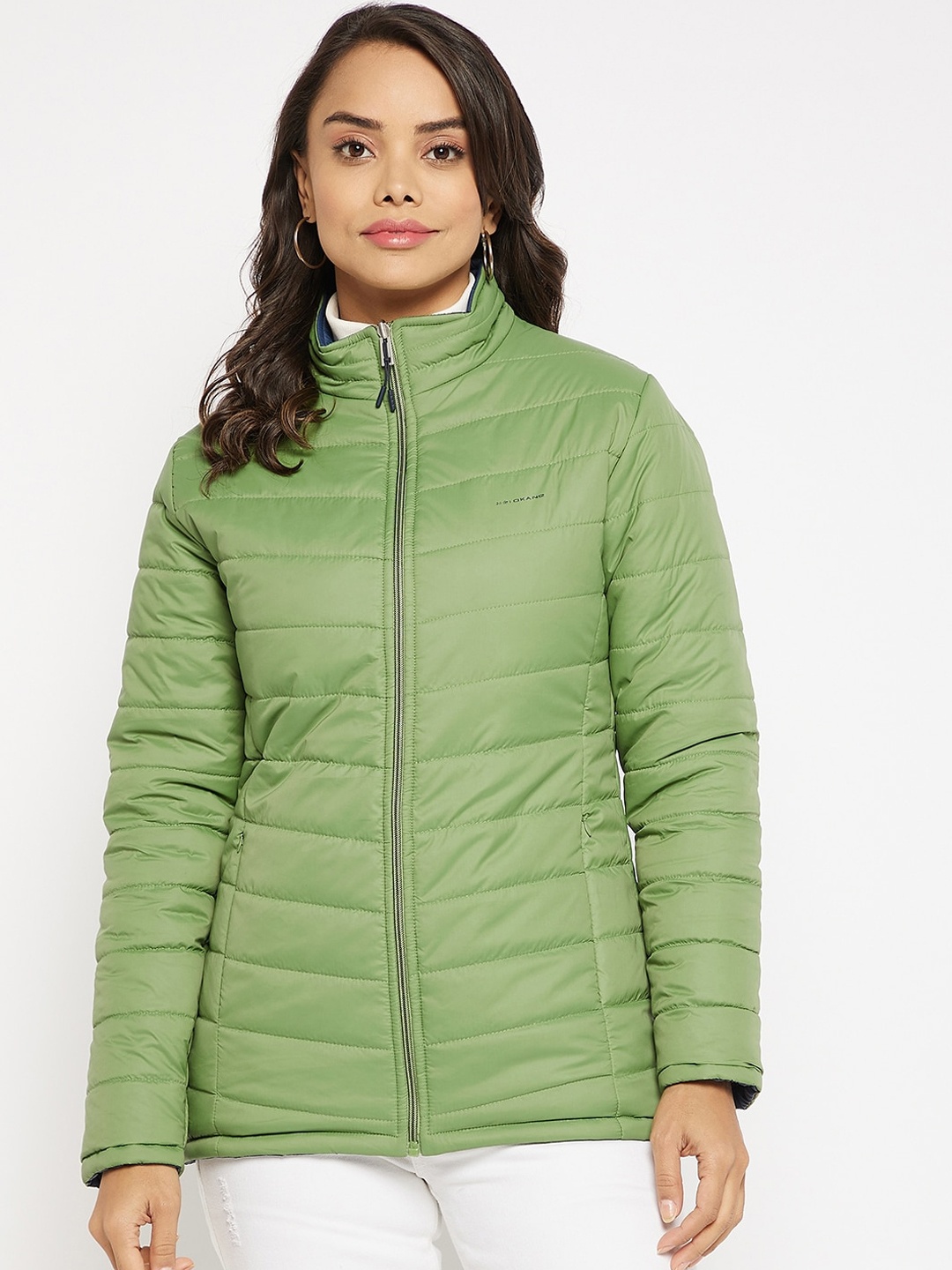 

Okane Women Reversible Puffer Jacket, Olive