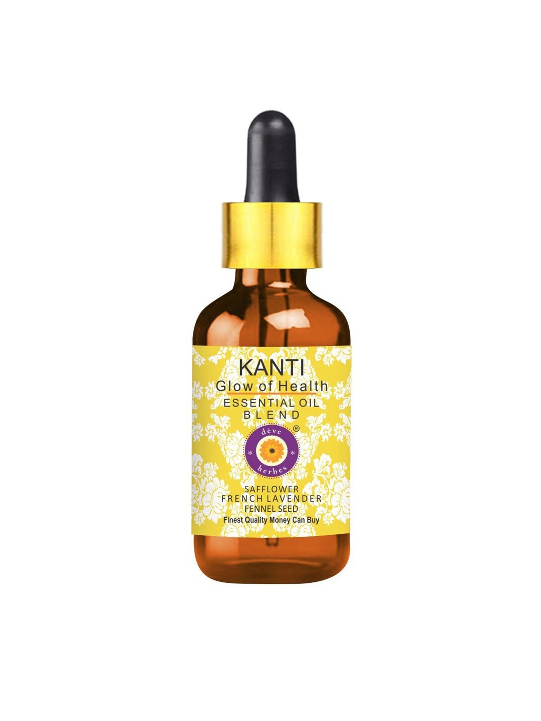 

Deve Herbes Kanti Glow of Health Complete Nourishment Face Oil with Glass Dropper - 30ml, Yellow