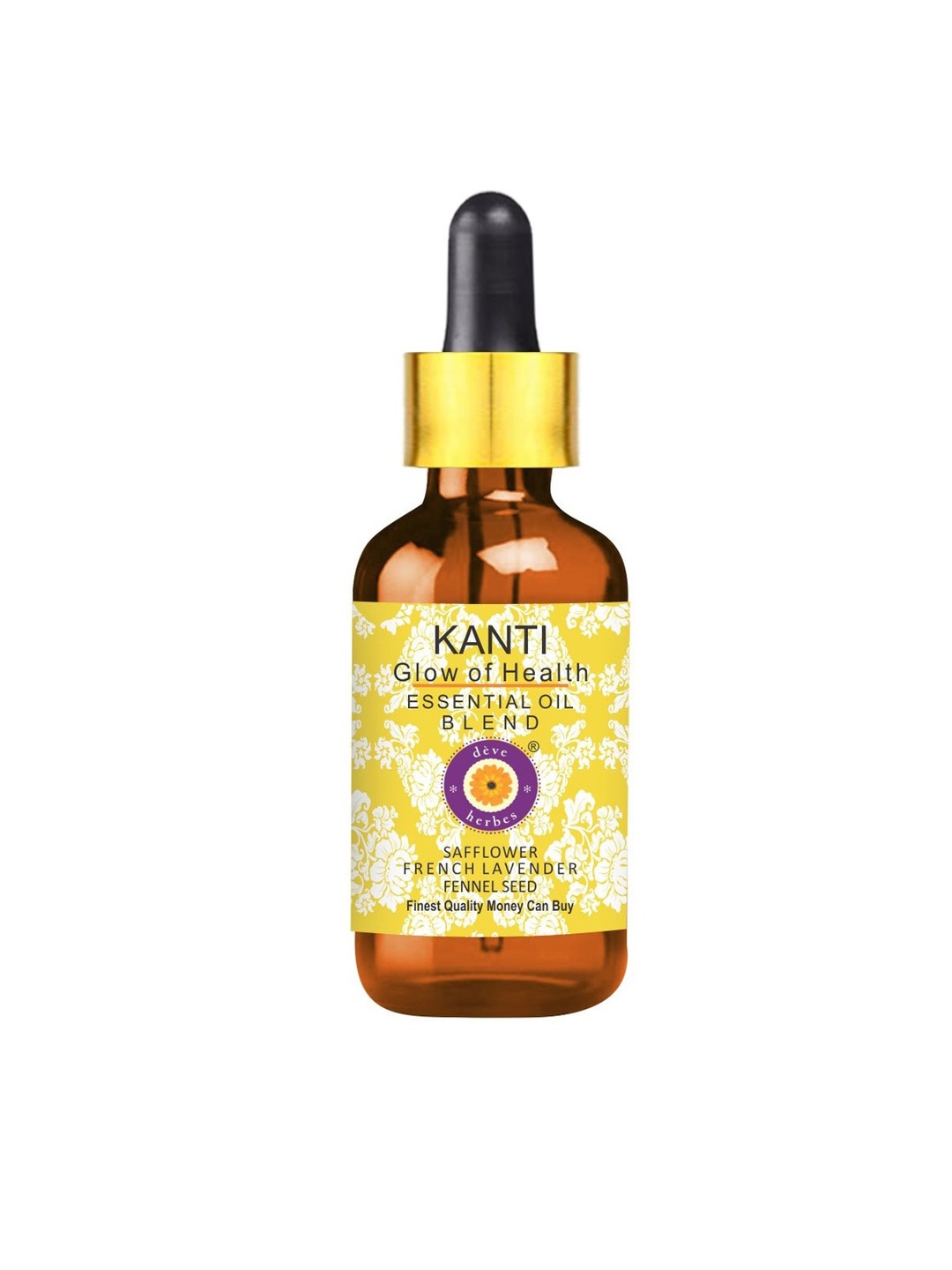 

Deve Herbes Kanti Glow of Health Complete Nourishment Face Oil with Glass Dropper -15ml, Yellow