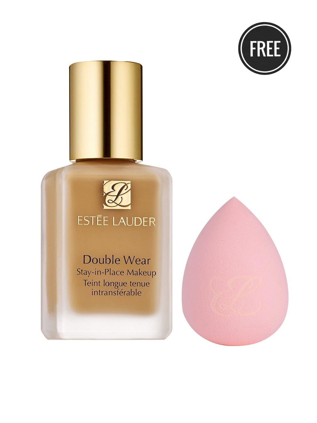 

Estee Lauder Double Wear Stay-in-Place SPF10 Mini Foundation - 3W1 with Makeup Sponge, Beige
