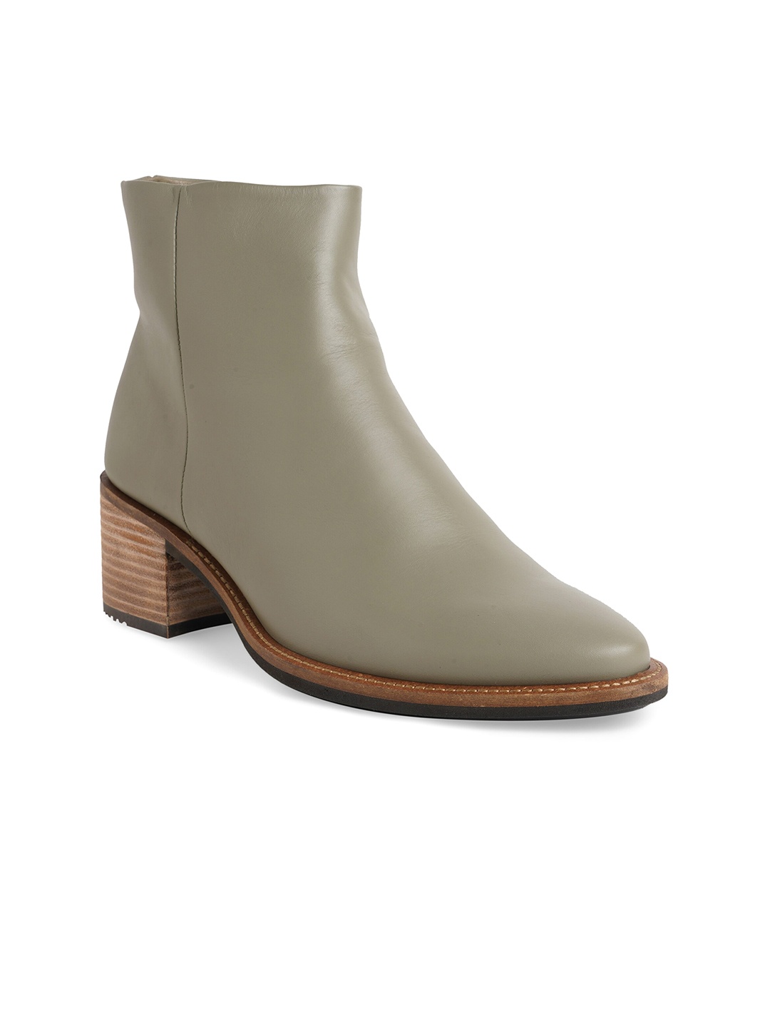 

ECCO Women Leather Regular Boots, Green