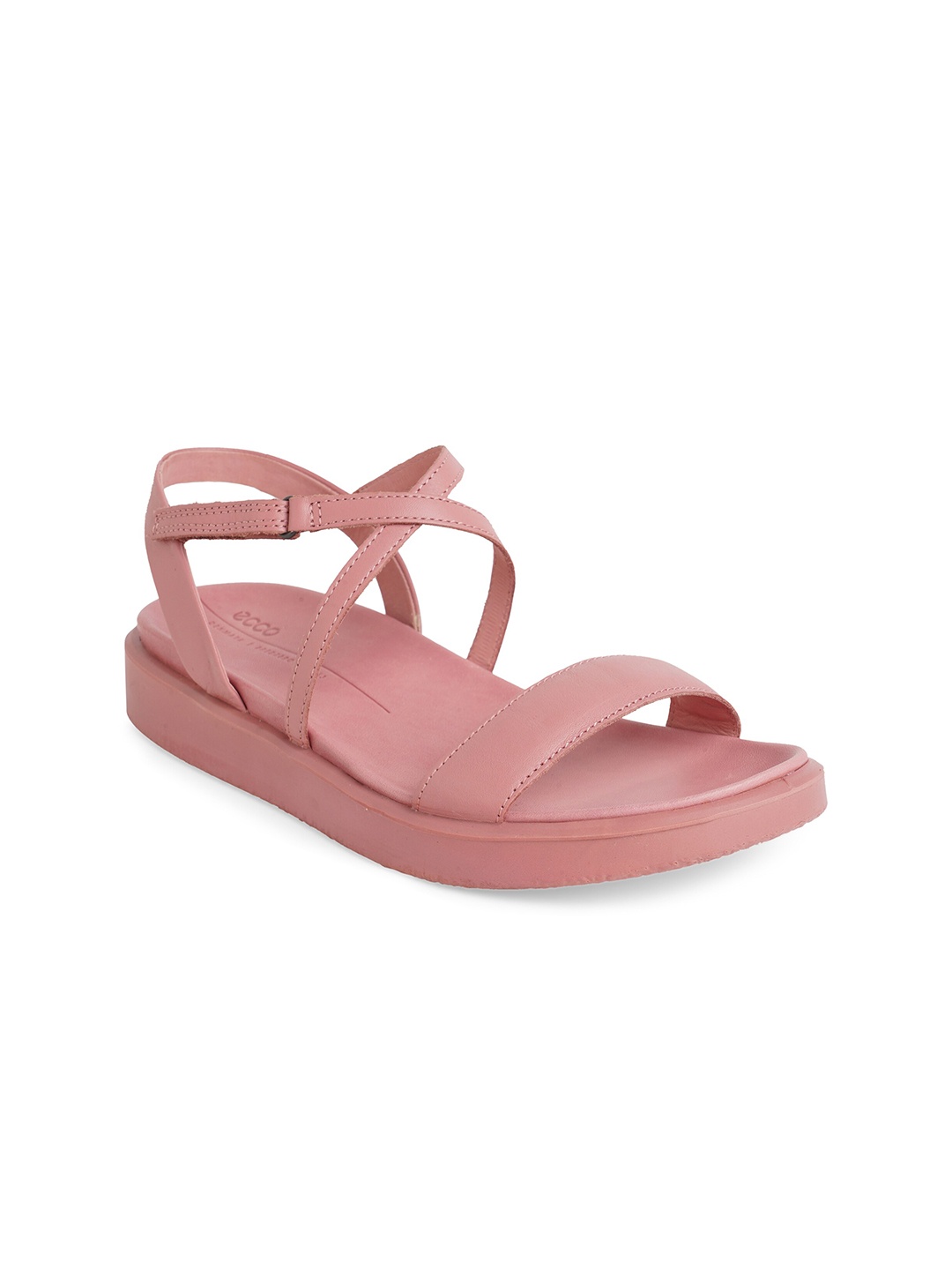 

ECCO Women Flowt Lx Open Toe Flats, Pink