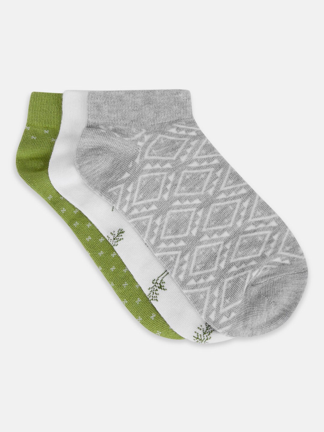 

Honey by Pantaloons Women Pack Of 3 Ankle-Length Socks, Green