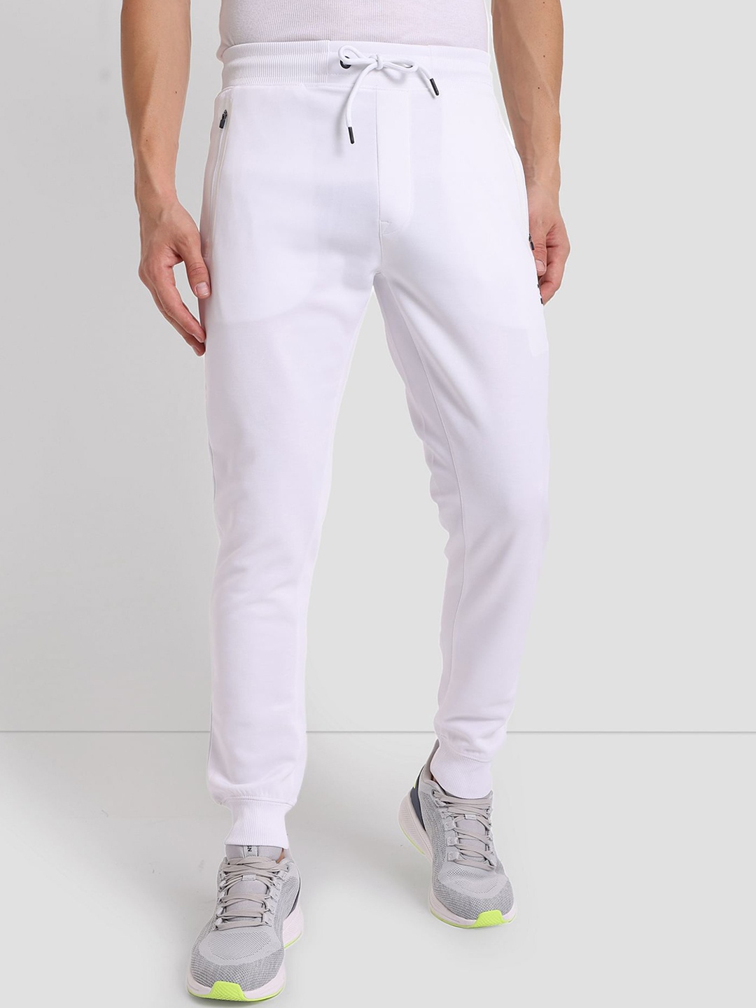 

U.S. Polo Assn. Men Durable Athletic Joggers, White