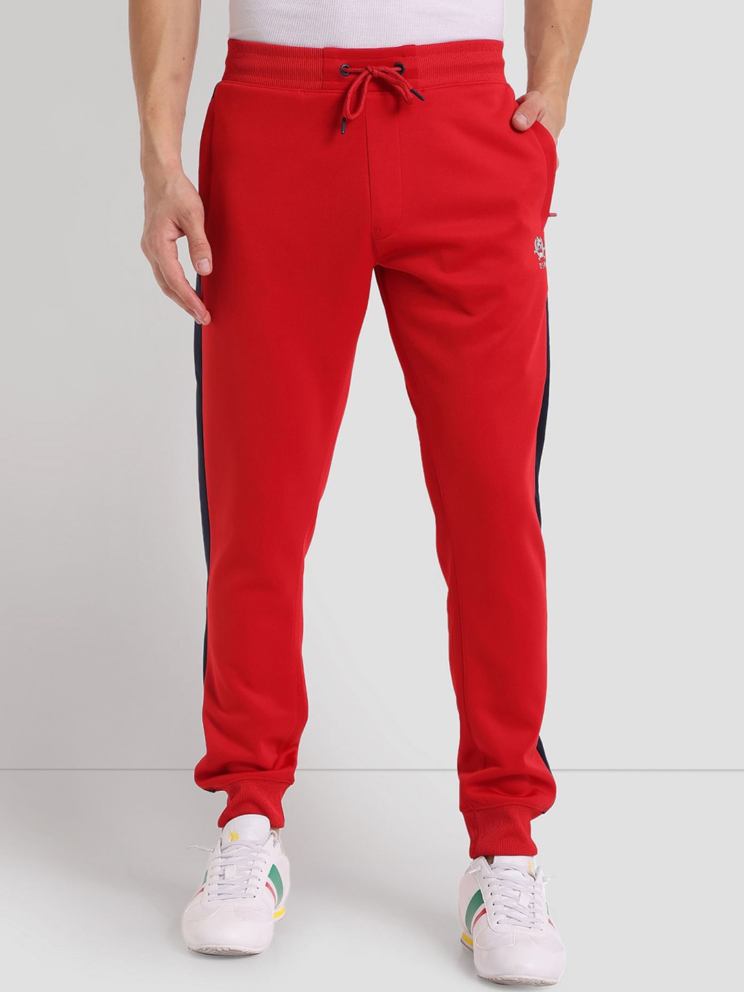 

U.S. Polo Assn. Men Straight-Fit Lightweight Active Joggers, Red