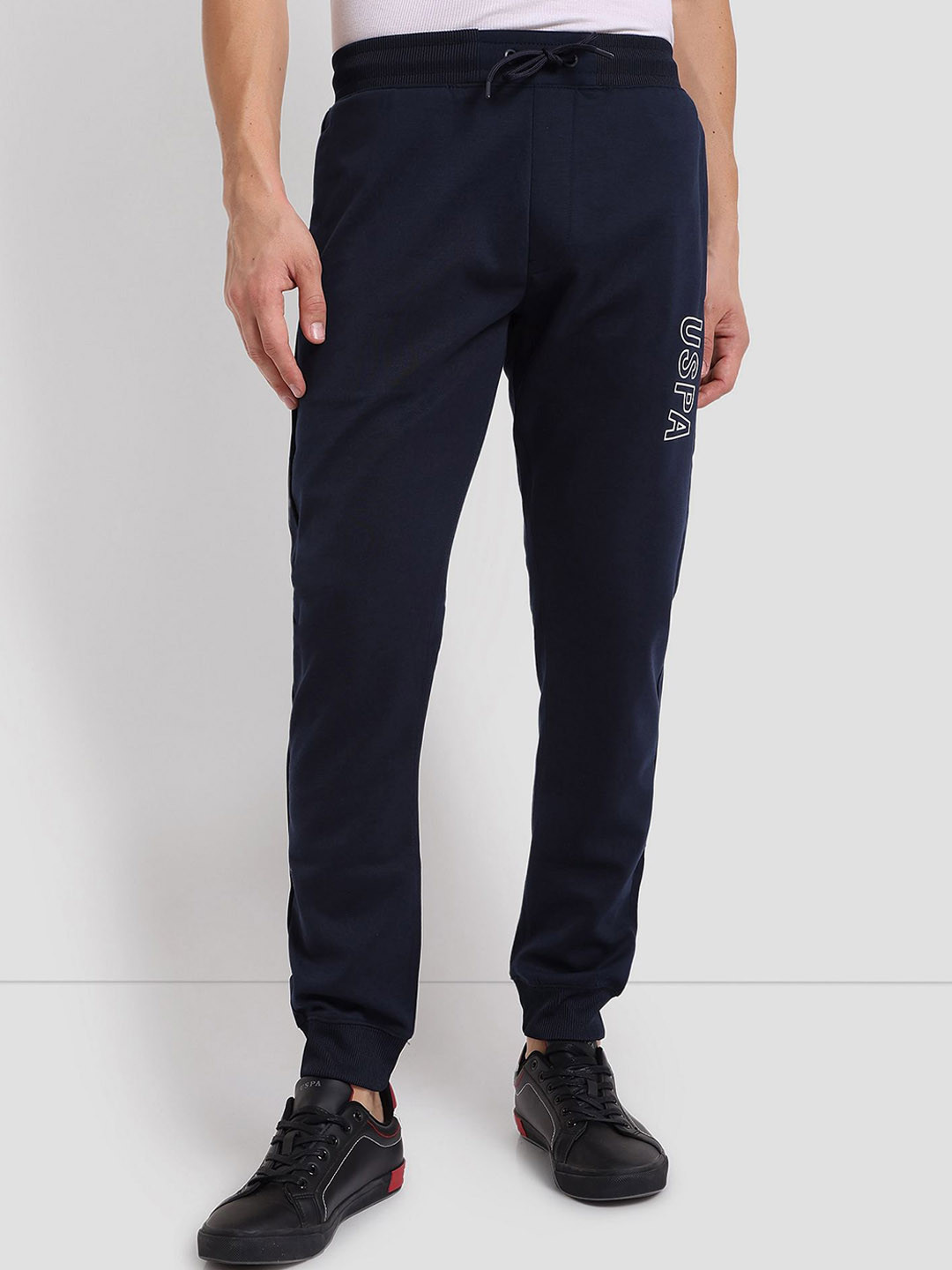

U.S. Polo Assn. Straight Fit Outline Logo Active Joggers, Navy blue
