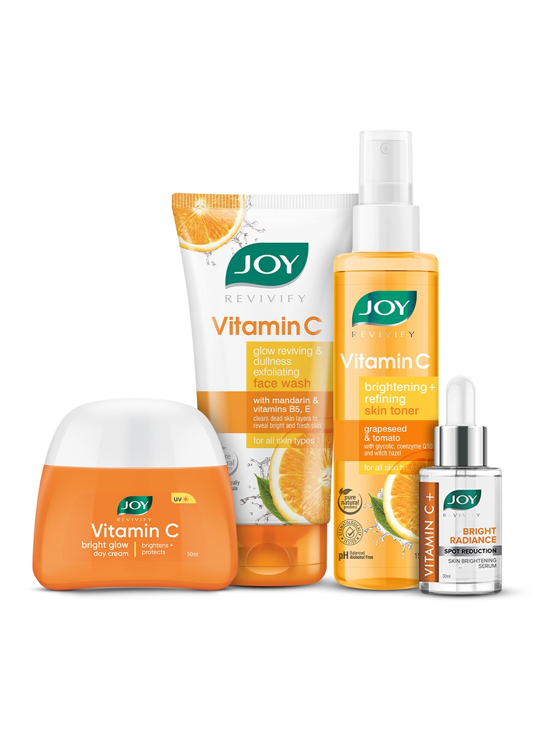 

JOY Vitamin C Rich Skin Care Routine Combo For Bright & Glowing Skin, Cream