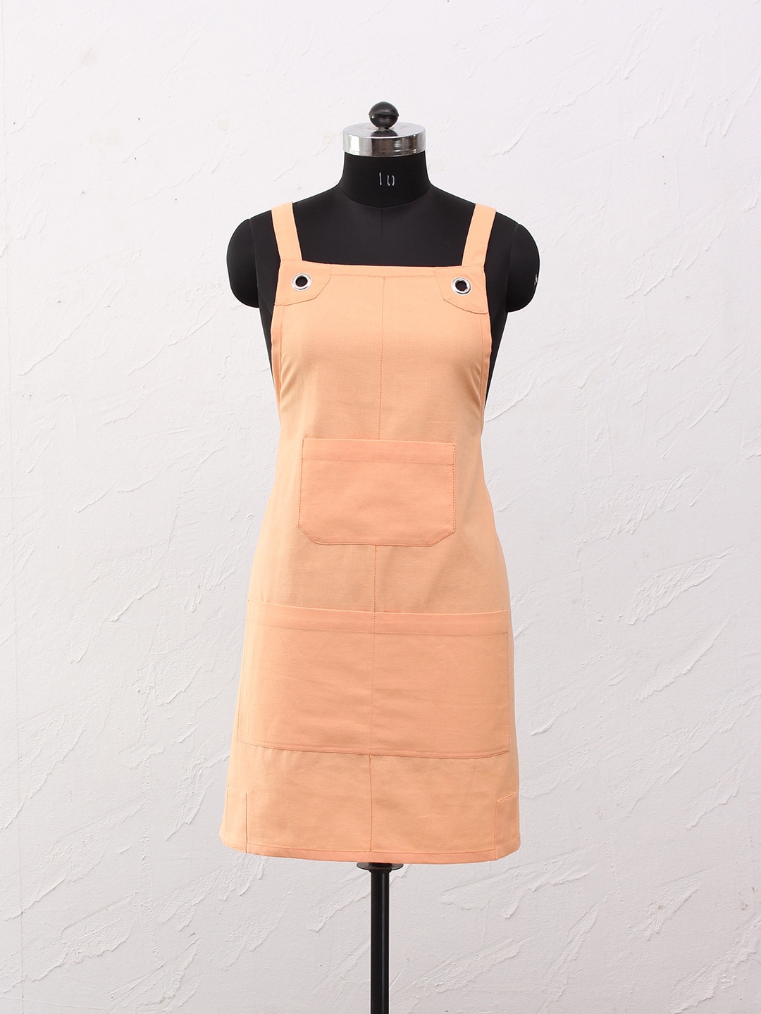 

House This Easy Bake Orange Cotton Apron