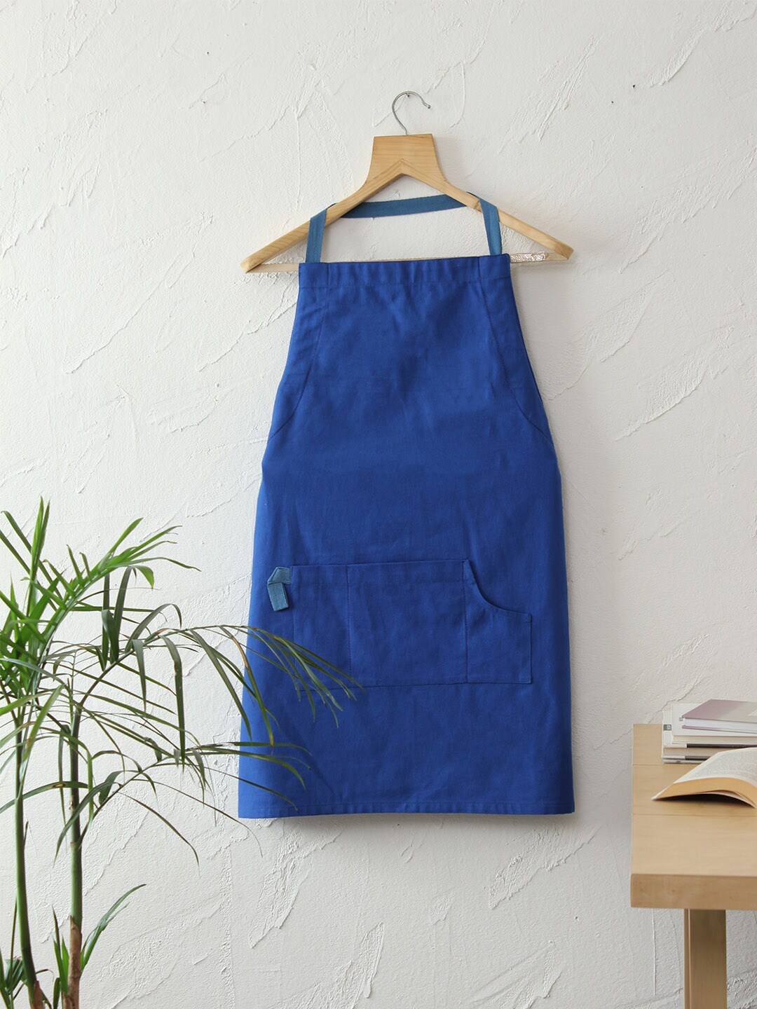 

House This Piccaso Blue Cotton Aprons