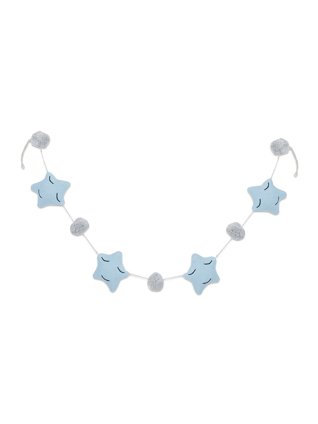 

haus & kinder Kids Blue Star Shape Baby Crib Bunting