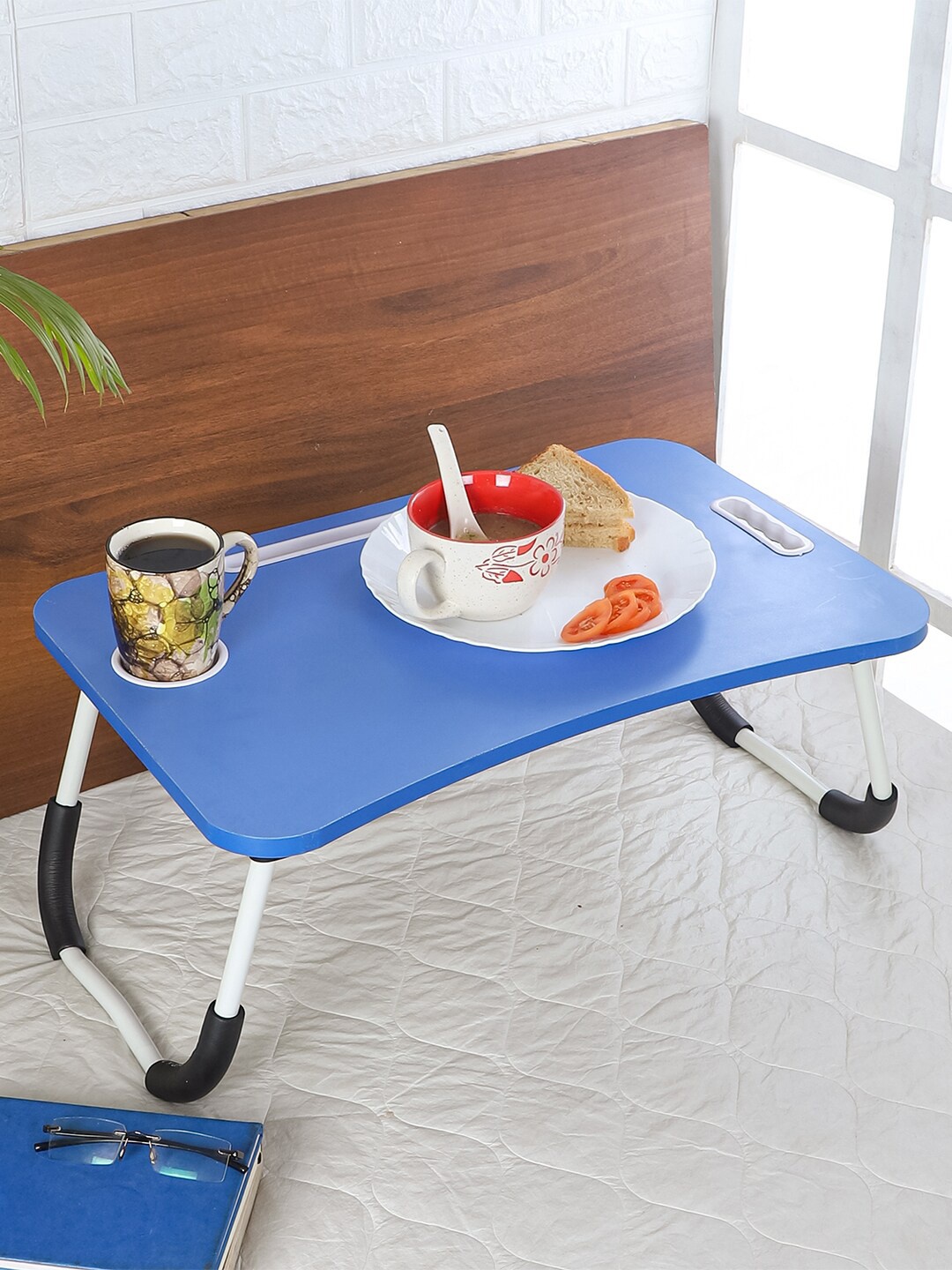 

CDI Blue Laptop Table With Cup Holder