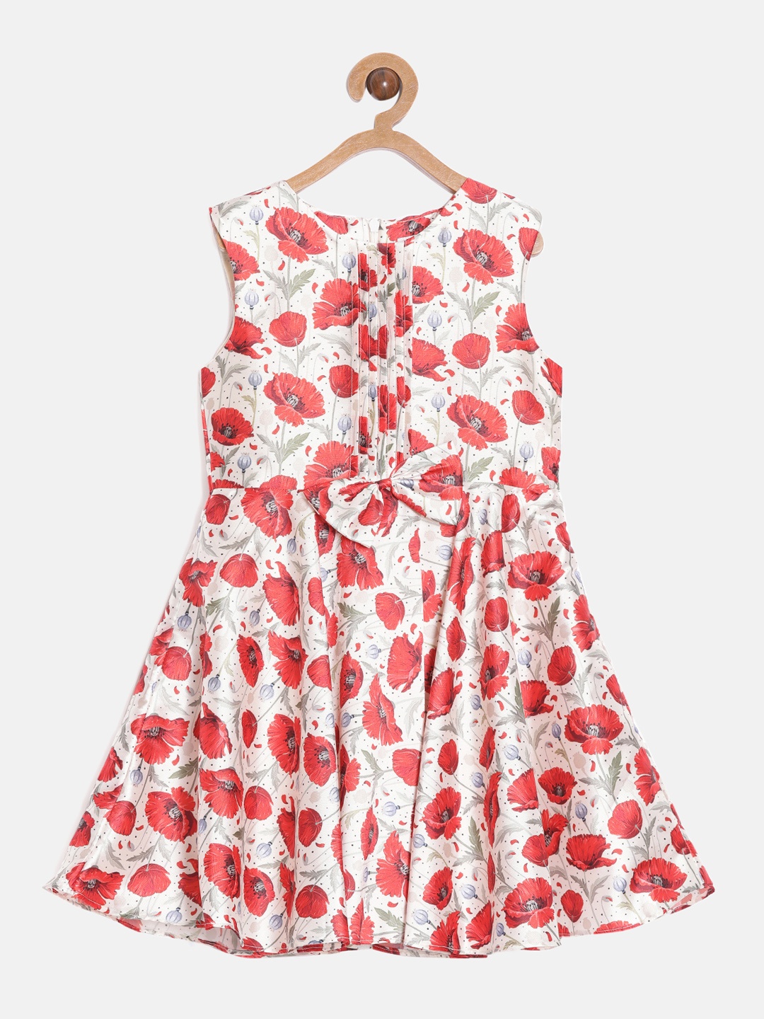 

Aomi Peach-Coloured Floral Dress