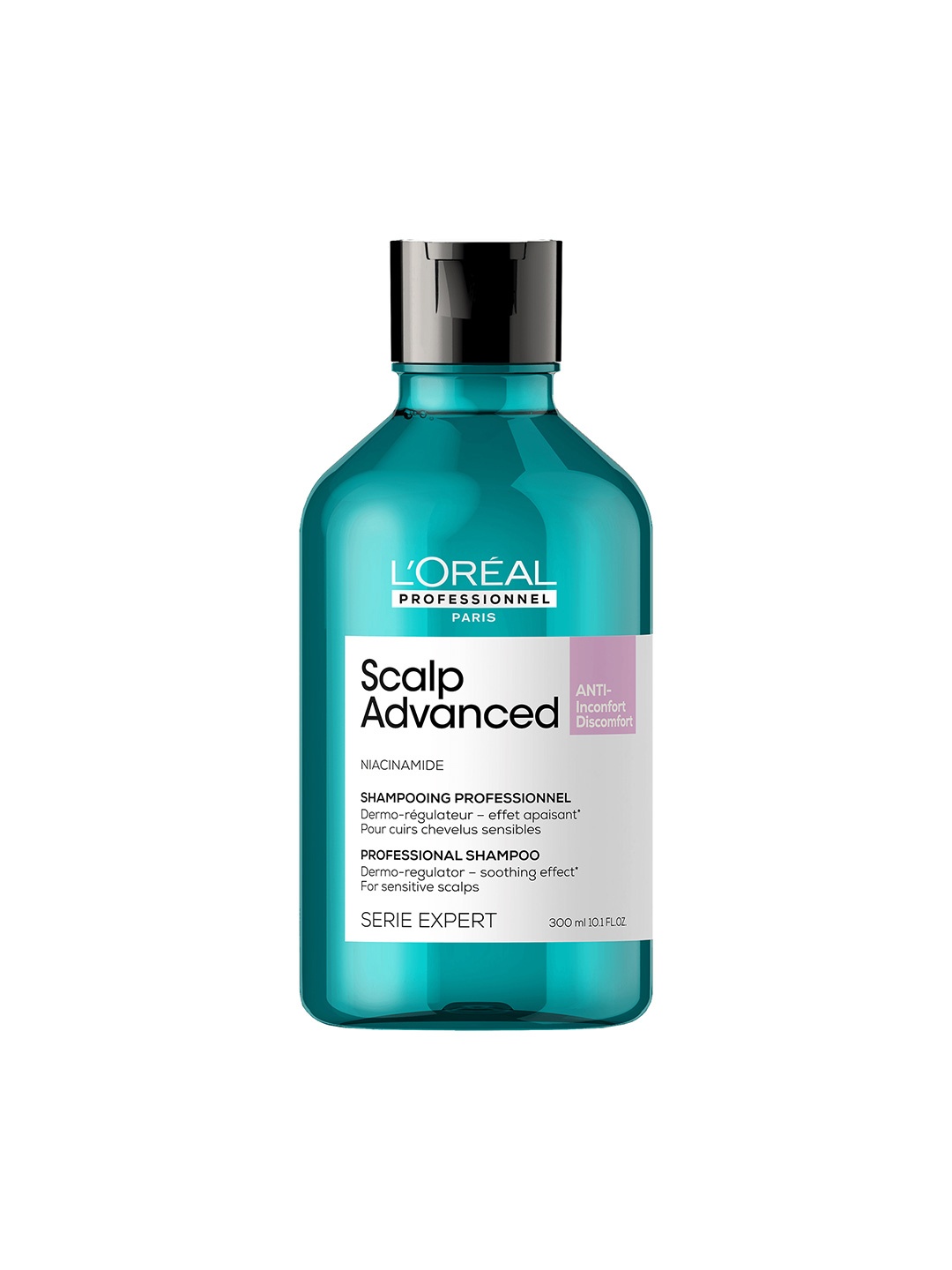 

LOreal Professionnel Scalp Advanced Anti-Discomfort Shampoo for Sensitive Scalps - 300 ml, Blue