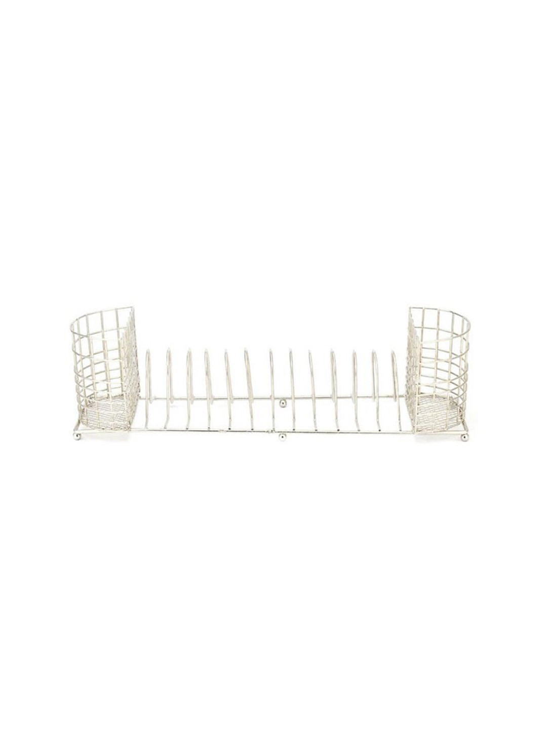 

Athome by Nilkamal Wire World Stainless Steel Dish Holder, Silver
